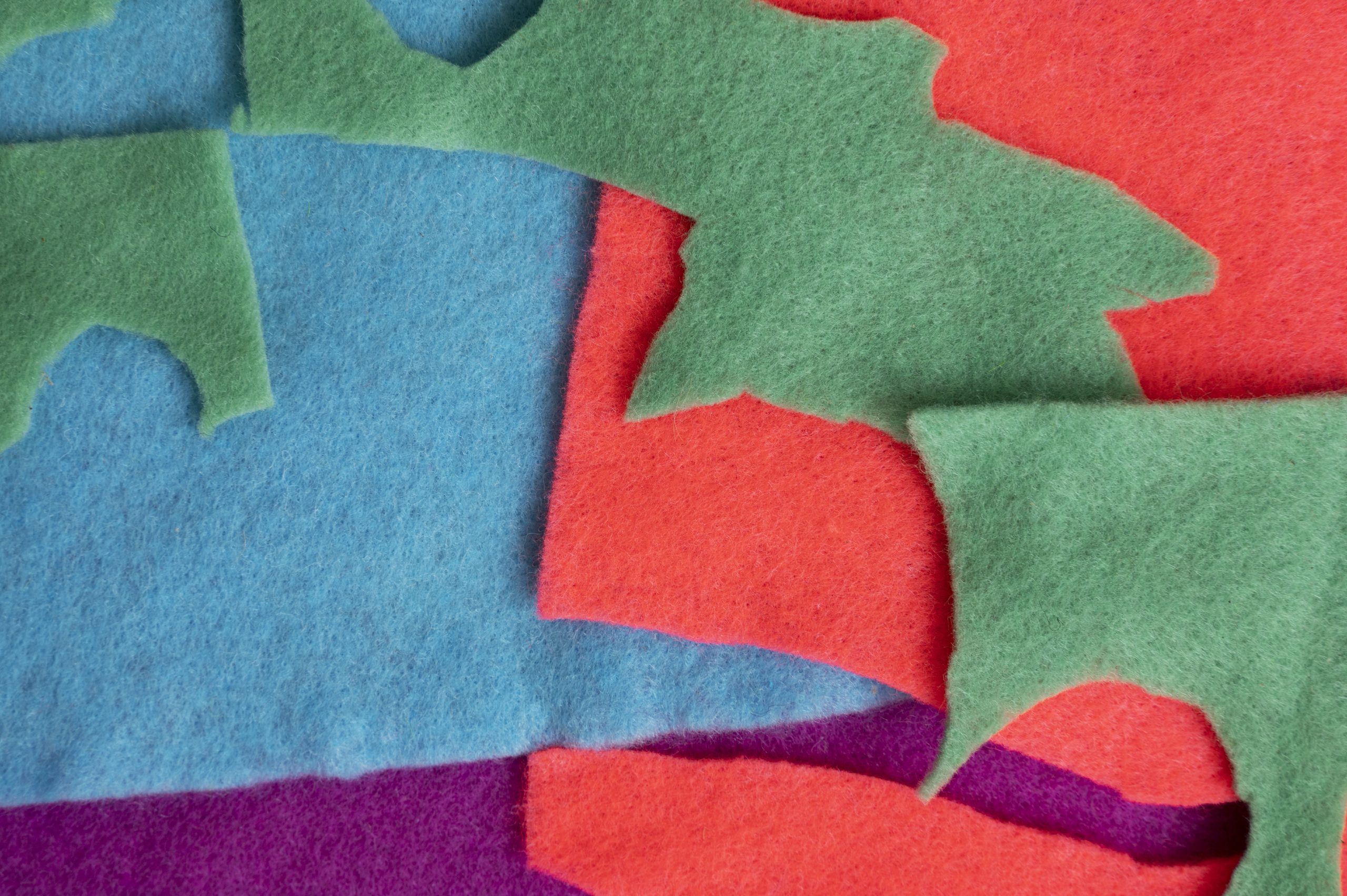 using leftover fabric